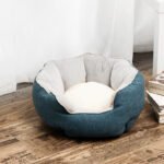 Pet Bed Warm Winter Bed Dog Cat Bed Soft Wool Point Design Pet Nest With Removable Mats Octagonal Shape Kennel Cat Dog Sofa Bed - Image 8