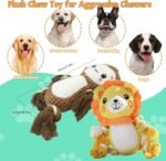 Stuffed Squeaky Dog Toys Plush Toys Assortment Value Bundle Puppy Pet Squeak Toy For Medium Large Dogs - Image 4