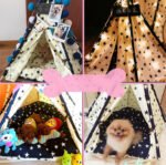 Portable Washable Pet Tent Dog Bed Cat Toy House - Image 3