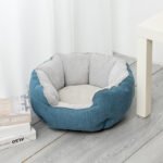 Pet Bed Warm Winter Bed Dog Cat Bed Soft Wool Point Design Pet Nest With Removable Mats Octagonal Shape Kennel Cat Dog Sofa Bed - Image 5