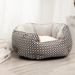Pet Bed Warm Winter Bed Dog Cat Bed Soft Wool Point Design Pet Nest With Removable Mats Octagonal Shape Kennel Cat Dog Sofa Bed - Image 3