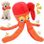 Pet Plush Toy Octopus Plush Dog Toy Squeaky Dog TOYS Pet Puppy TOY For Cleaning Teeth Chew Toy Pet Supplies
