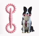 Dog Chew Toy Pet Toy Ring TPR Safe Chew Toy For Dog Puppy Teething Stick Dog Chew Board