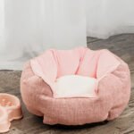 Pet Bed Warm Winter Bed Dog Cat Bed Soft Wool Point Design Pet Nest With Removable Mats Octagonal Shape Kennel Cat Dog Sofa Bed - Image 4