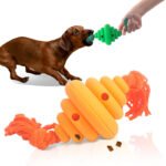 Dog Ball With Rope Toy Dogs Knot Rope Toy Leaking Food Dog Toy Pet Training Toy Dogs Chew Toy Dog Toy For Large Dogs - Image 10